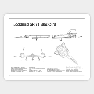 Lockheed SR-71 Blackbird - BD Magnet